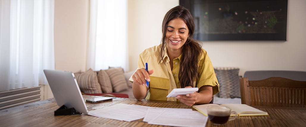 women looking at paperwork